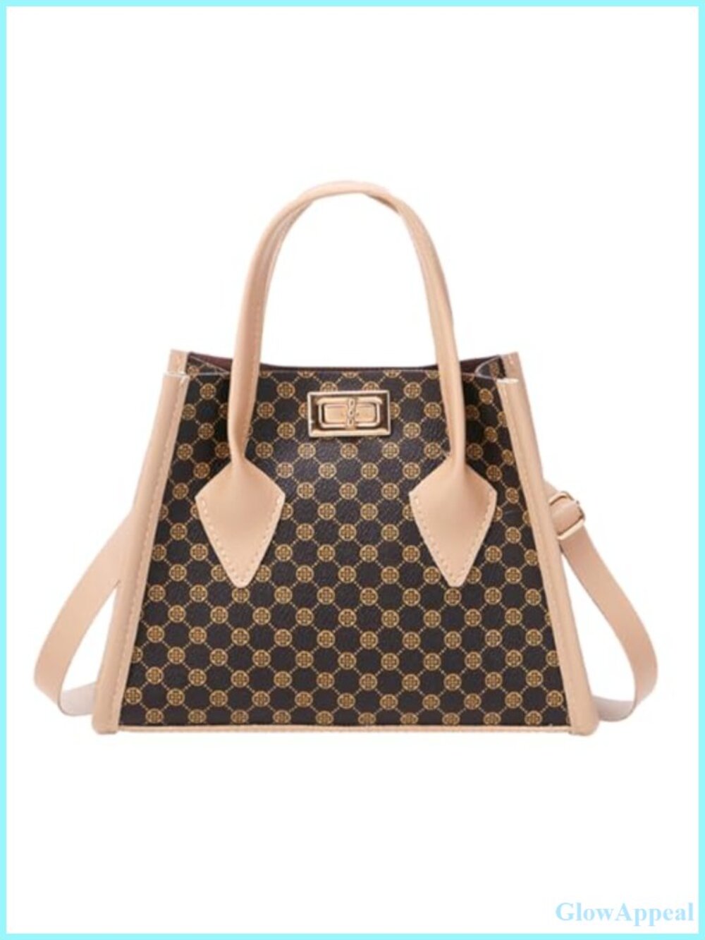 GK-O Women Crossbody Mini Tote Handbag Small Shoulder Purse PU Leather